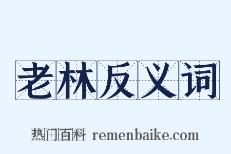 老林反义词是什么意思的图片